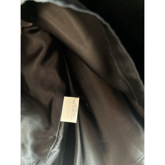 Vintage Helena Neiman Marcus Black Faux Fur Lined Hooded Toddler Coat Size 3T - Picture 12 of 13